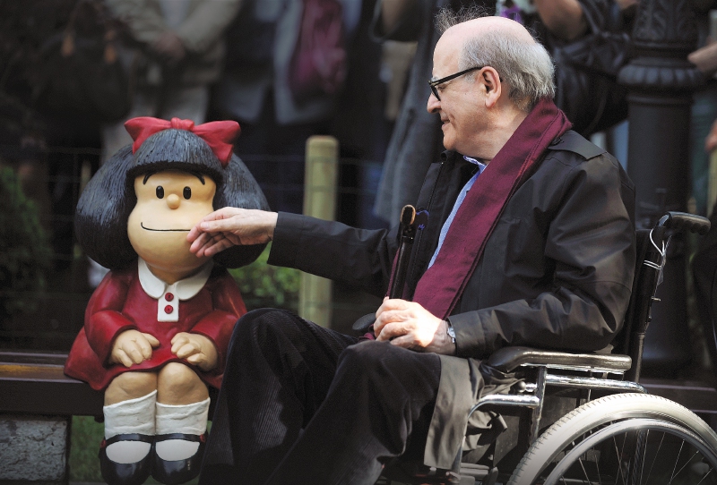 Colombia celebra 60 años de Mafalda con una exposición que reivindica el legado de Quino