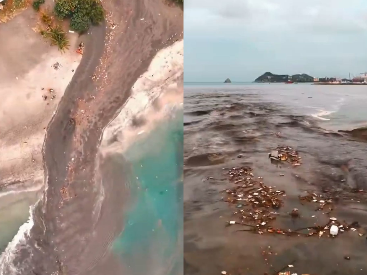 Río Manzanares arrastró toneladas de basura hasta la bahía de Santa Marta, ¿qué pasa?