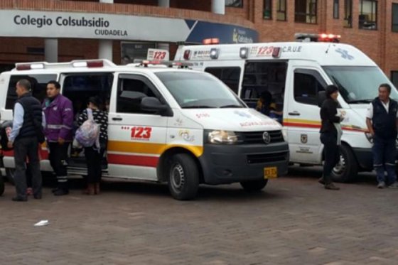 Ya son 400 los niños atendidos por intoxicación en tres colegios de Bogotá