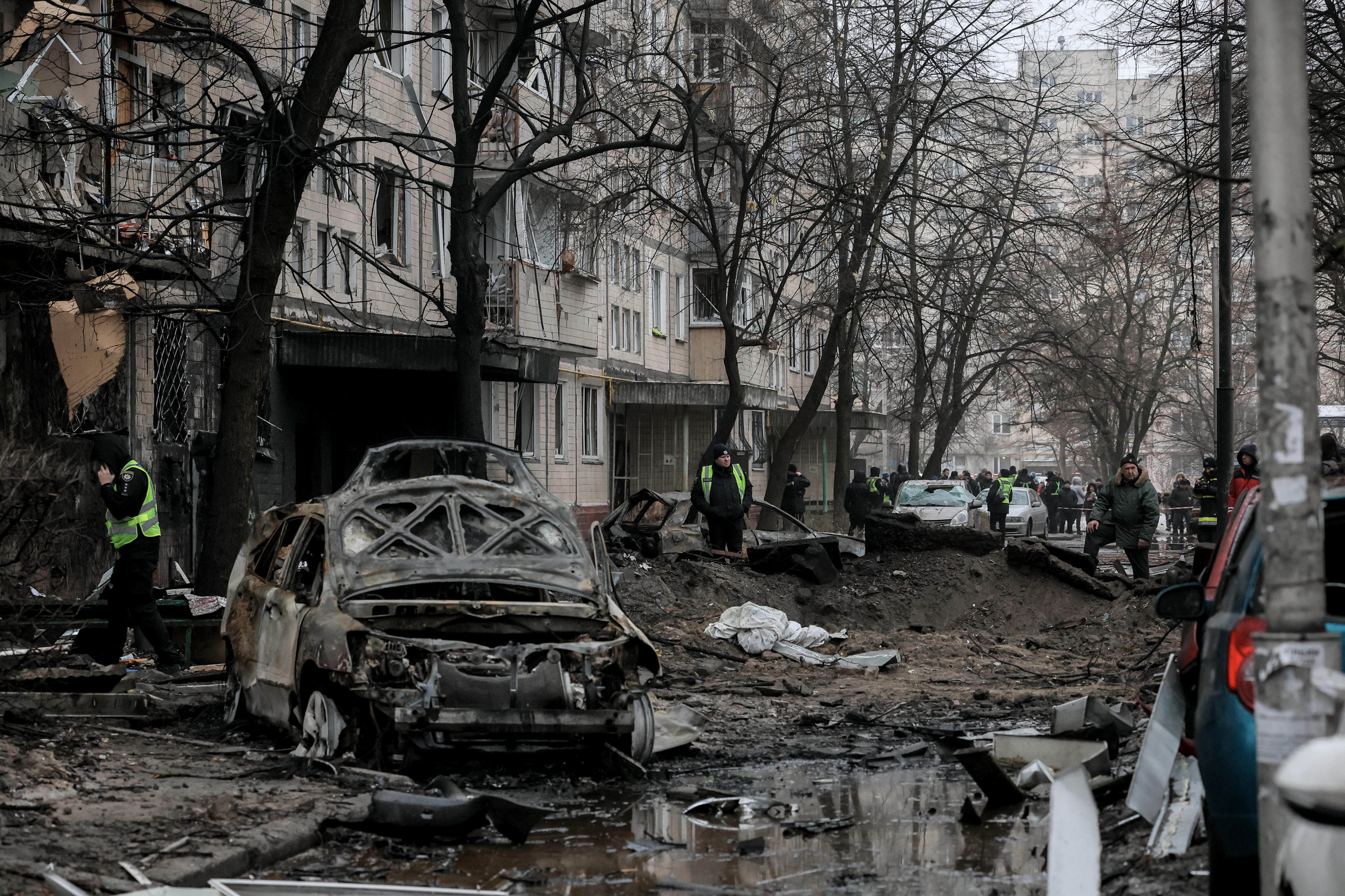 Ataque de misiles rusos en Kiev deja más de 50 heridos