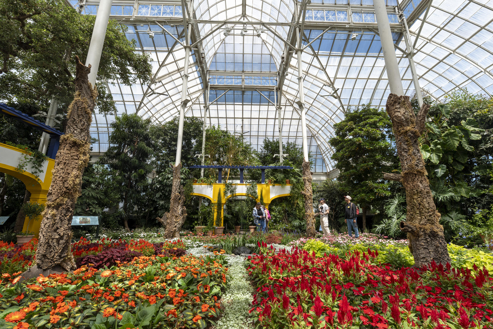 Así es la exposición que llena de color el Jardín Botánico de Nueva York