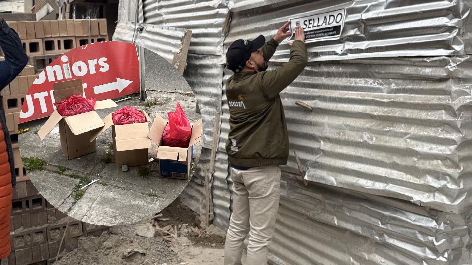 Incautan 35 toneladas de residuos y escombros de construcción al sur de Bogotá