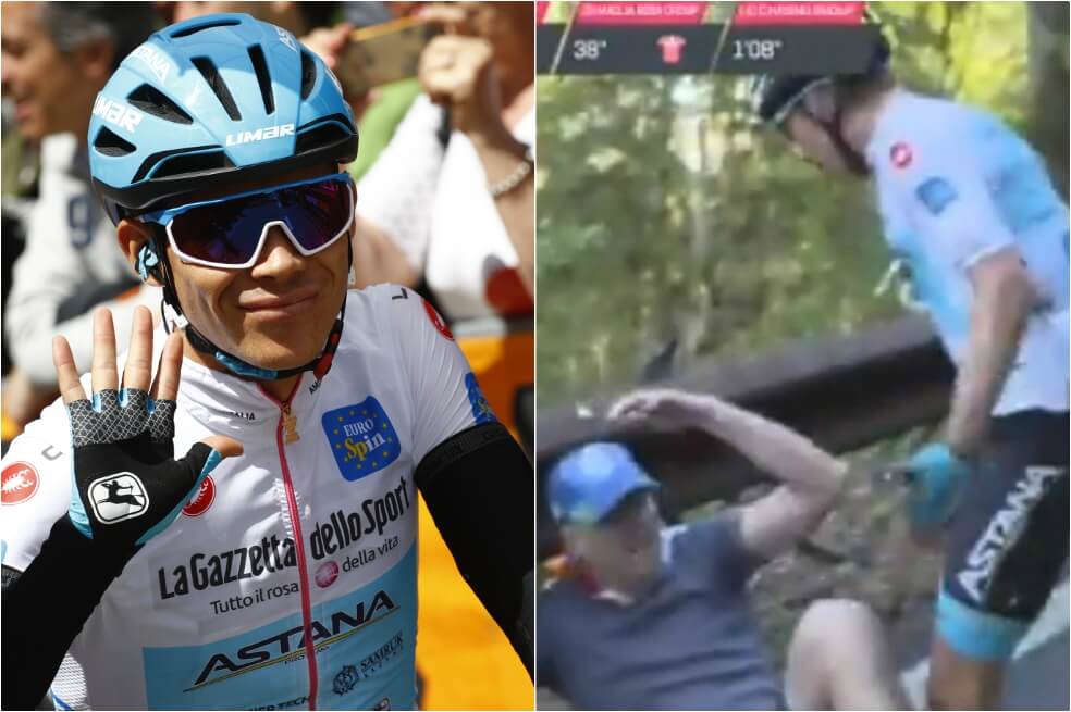 Miguel Ángel López: "Nos deben respetar más a los ciclistas"