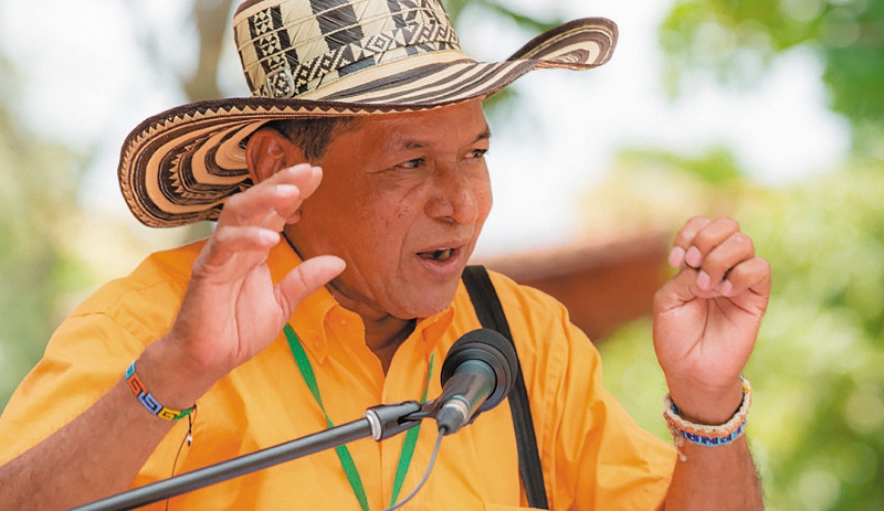 Exgobernador indígena Jorge Aquiles Chica. 