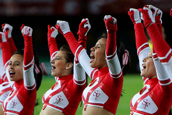Caras y momentos en el partido de Santa Fe Vs. Junior