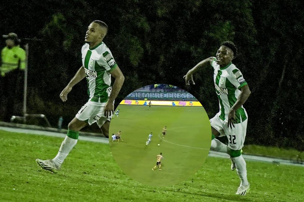 Video: el golazo de Robert Mejía con Nacional desde atrás de la mitad de la cancha