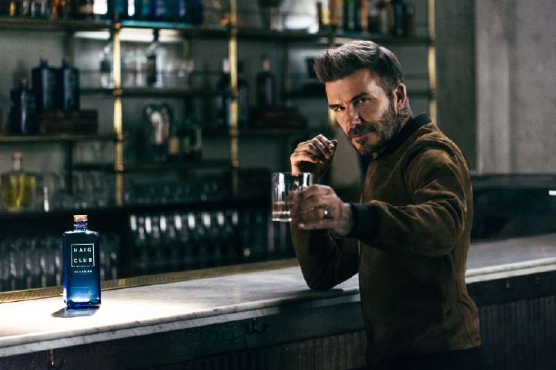 David Beckham dice que es un admirador del fútbol colombiano y que recuerda el partido en el que conoció a Carlos Valderrama. / Cortesía: Diageo
