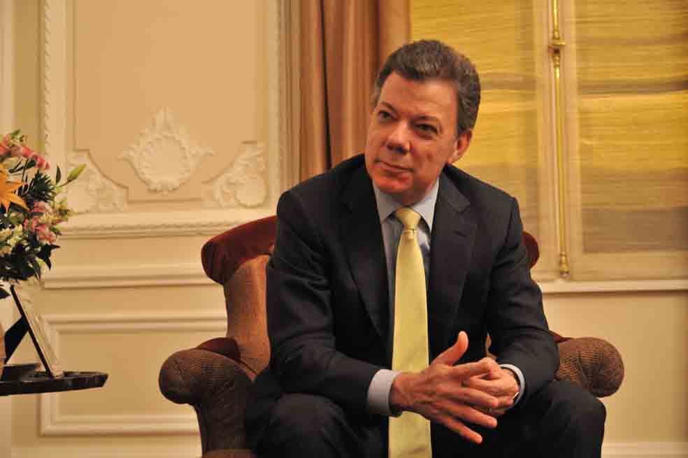 Juan Manuel Santos,  presidente de la República.  / Archivo