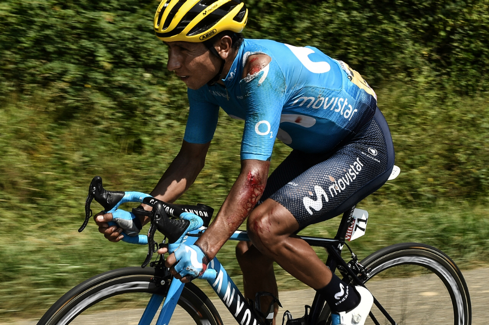 Mal día para Nairo Quintana: cayó al noveno lugar en la general del Tour