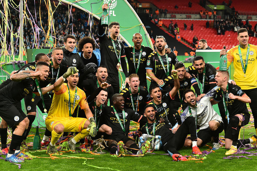 Manchester City ganó su tercera Copa de la Liga de manera consecutiva