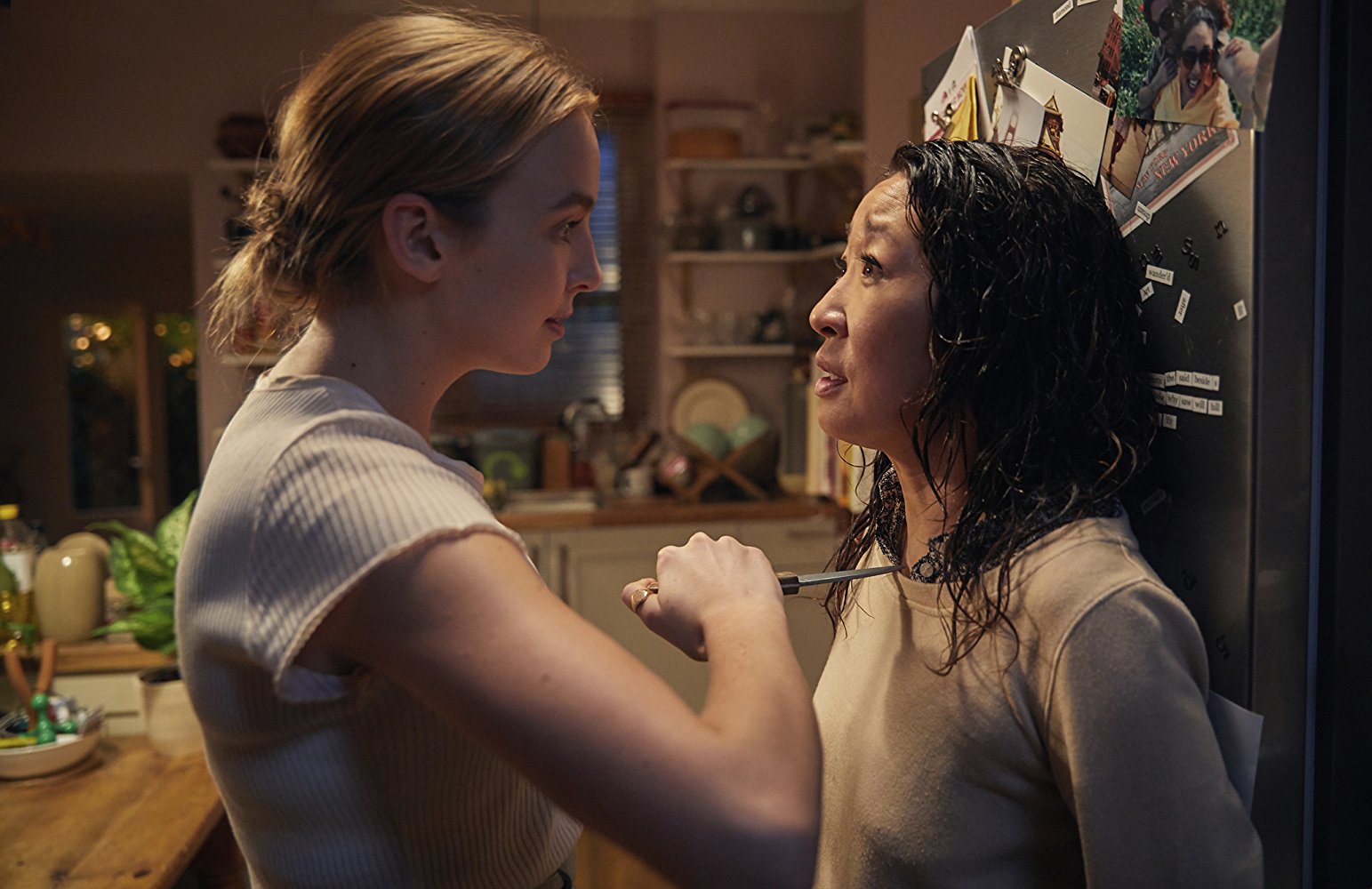 Jodie Comer y Sandra Oh en una escena de "Killing Eve". / Cortesía