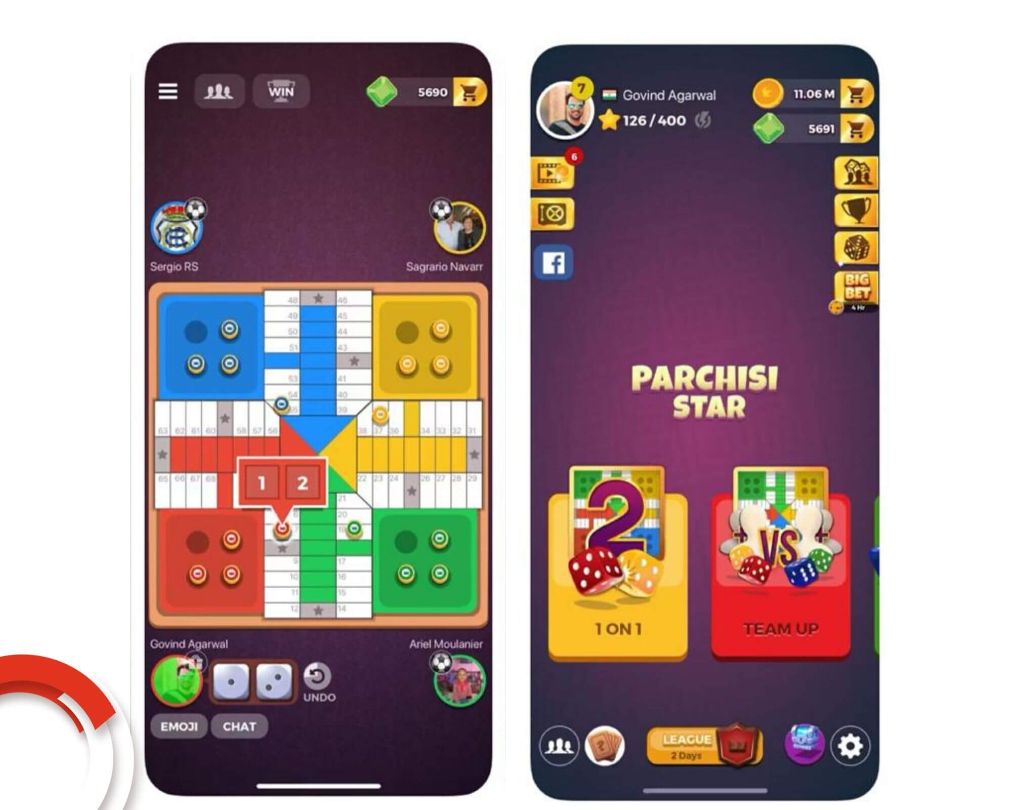 Cinco estrategias para un buen juego de Parchís, entregadas por creadores de la app