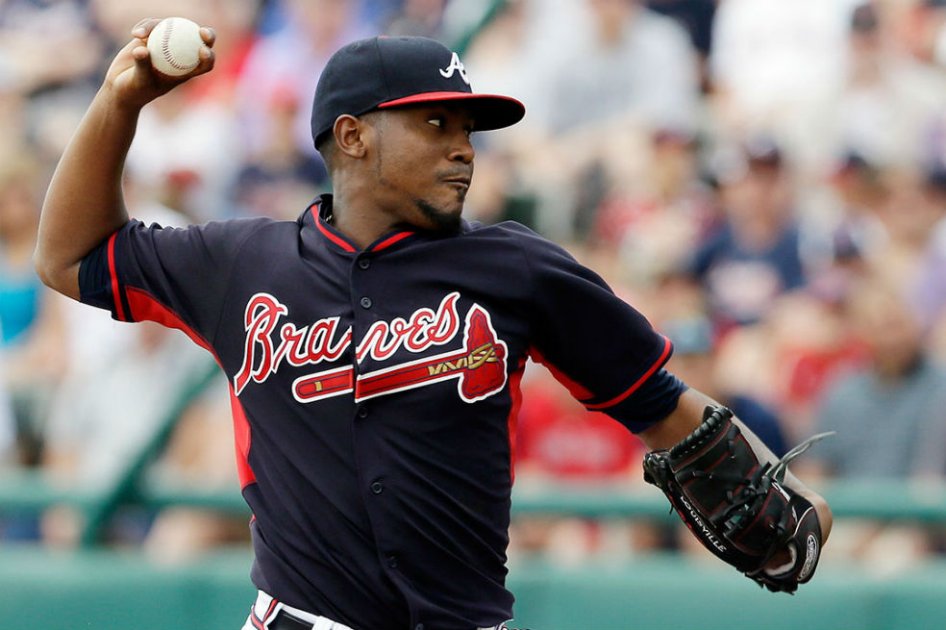 Julio Teherán, lanzador colombiano de los Bravos de Atlanta, será el abridor del Día Inaugural. Foto: Archivo
