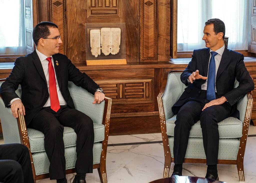 Canciller venezolano compara la situación de Venezuela con la de Siria