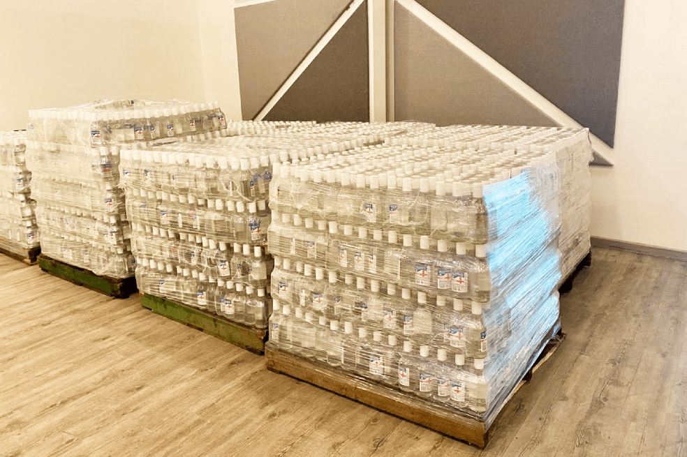 Gobernación de Cundinamarca donó botellas de alcohol y gel antibacterial a Corabastos