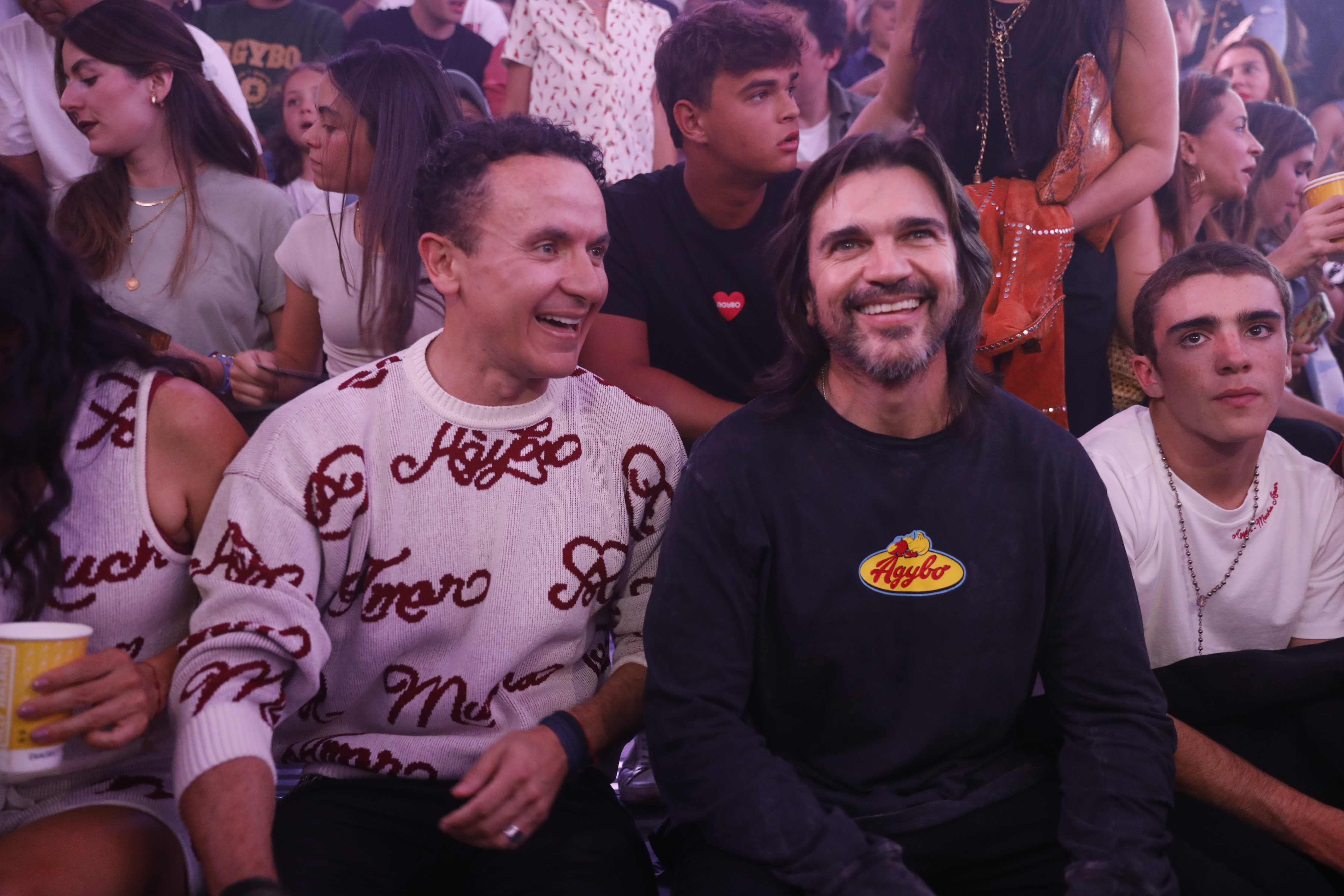 (En fotos) Juanes y Fonseca fueron a Colombiamoda con nueva colección de su marca