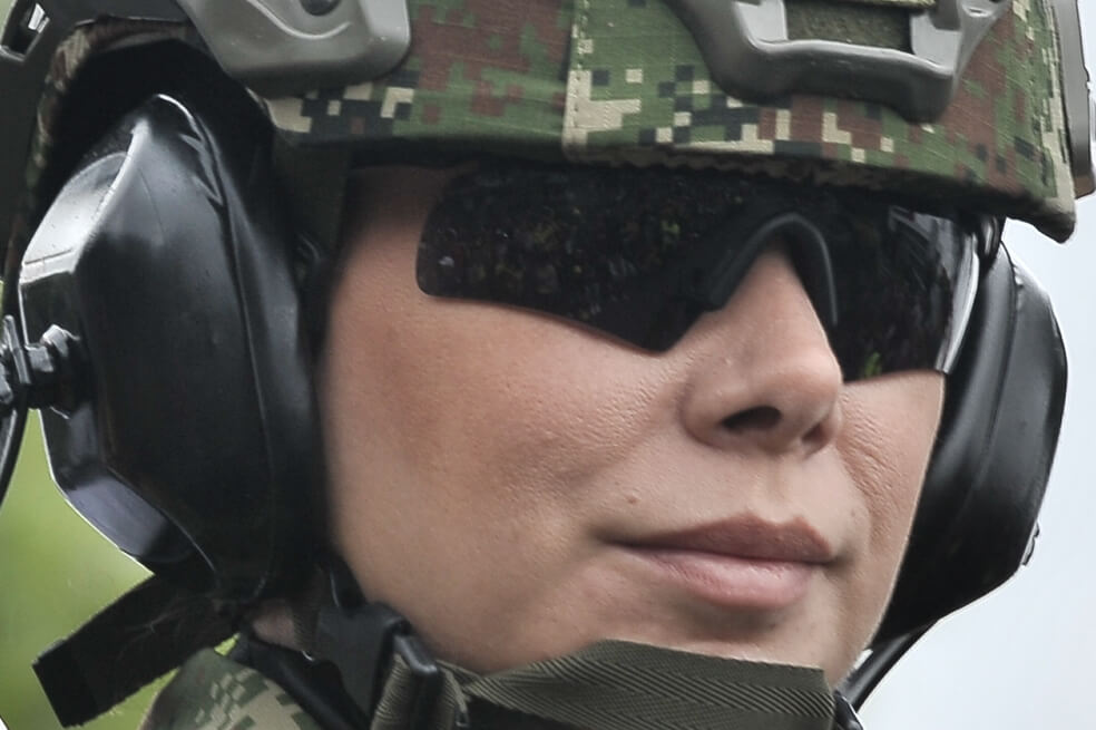 Galería del 20 de julio: los rostros femeninos del desfile militar