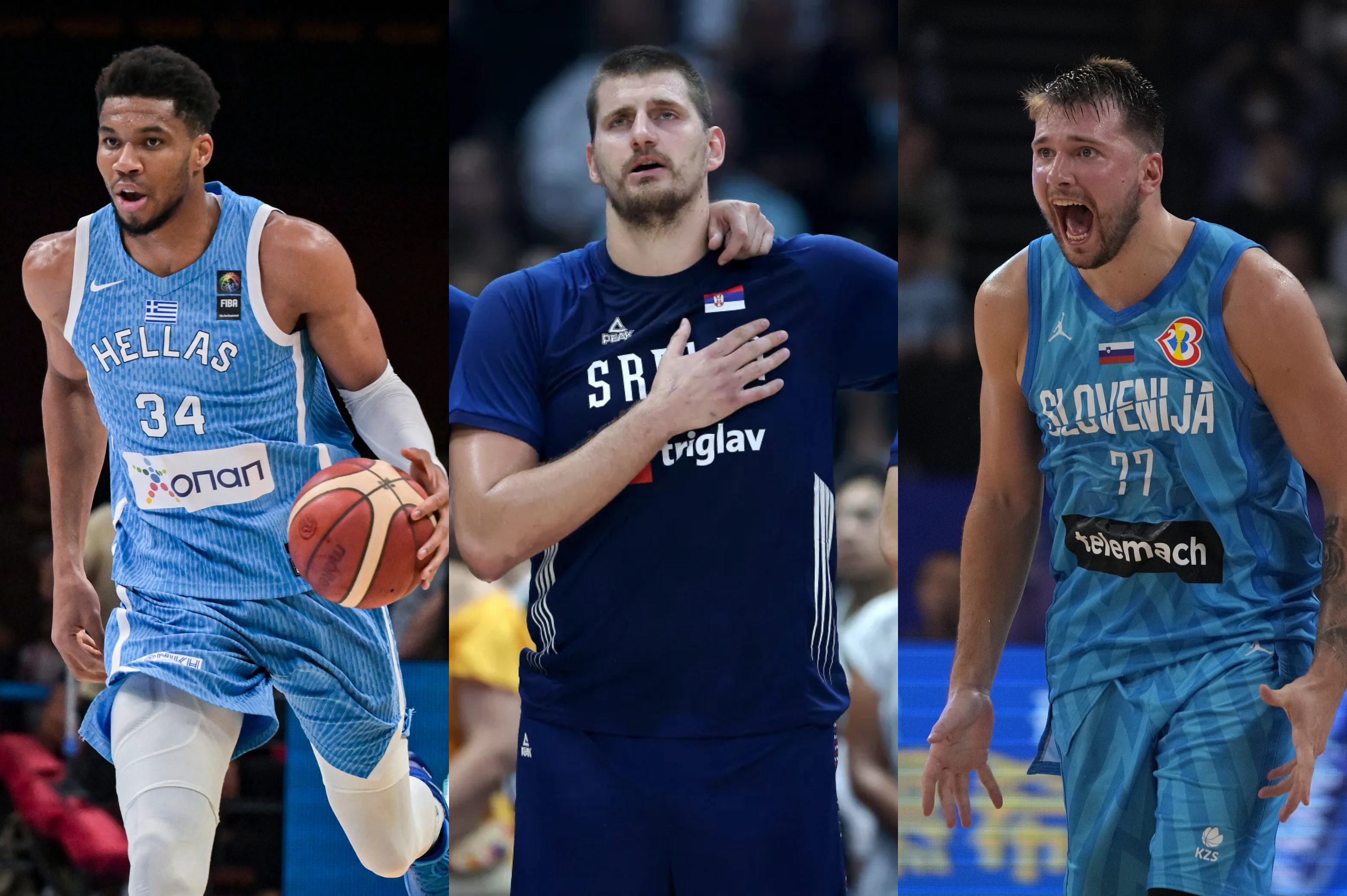 Empieza un Eurobasket cargado de estrellas: Jokic, Doncic, Antetokounmpo y más