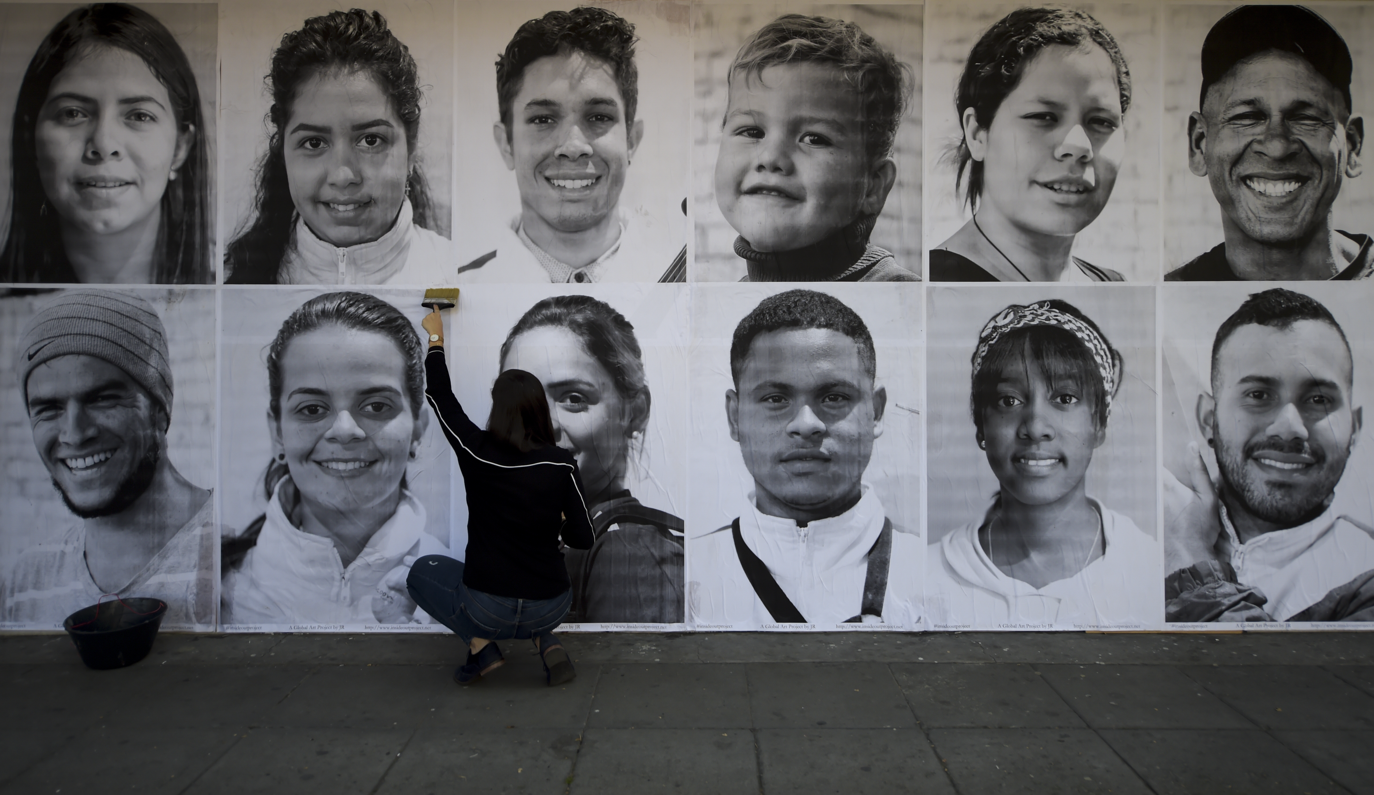 Colombia honra a los migrantes venezolanos con fotos de «esperanza»