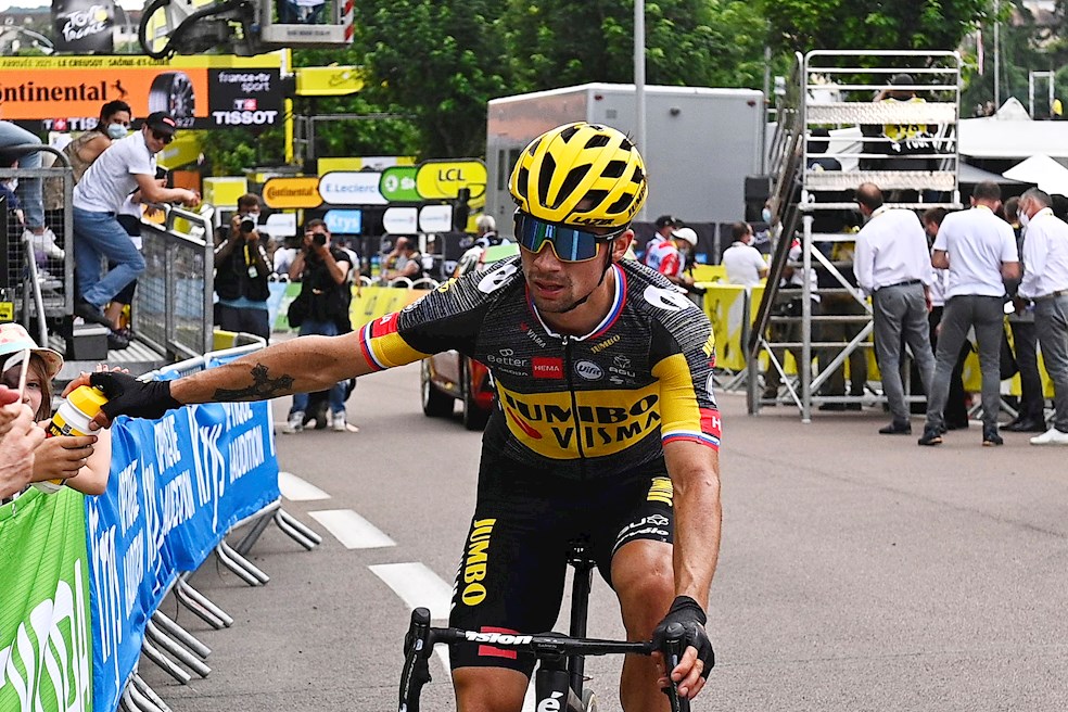 Tour de Francia 2021: Primoz Roglic se retiró de la carrera