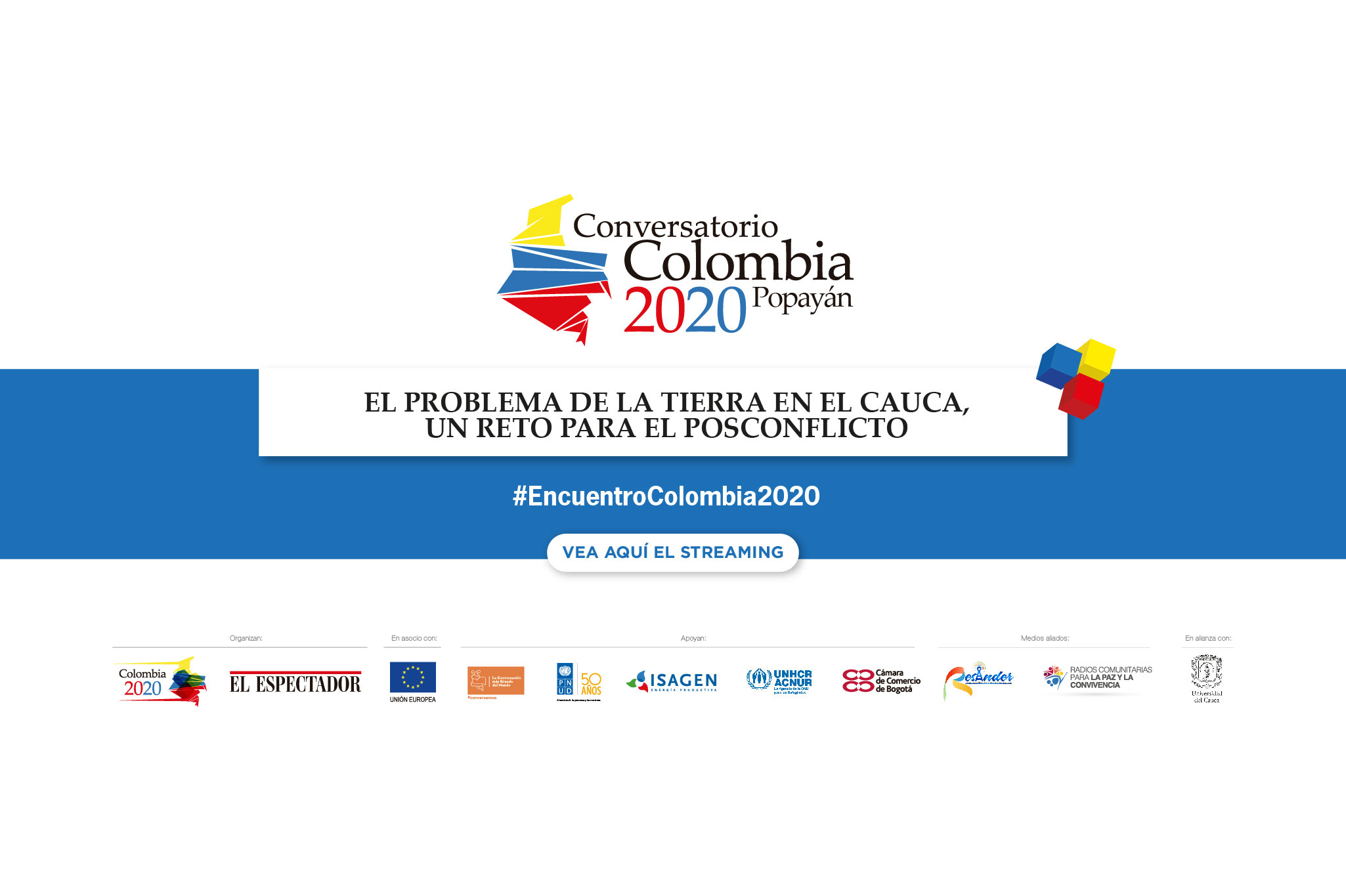 En vivo: Conversatorio el problema de la tierra en el Cauca