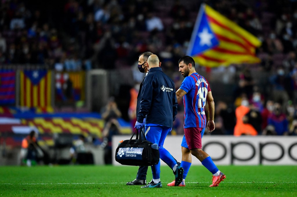 Kun Agüero sufrió un malestar torácico