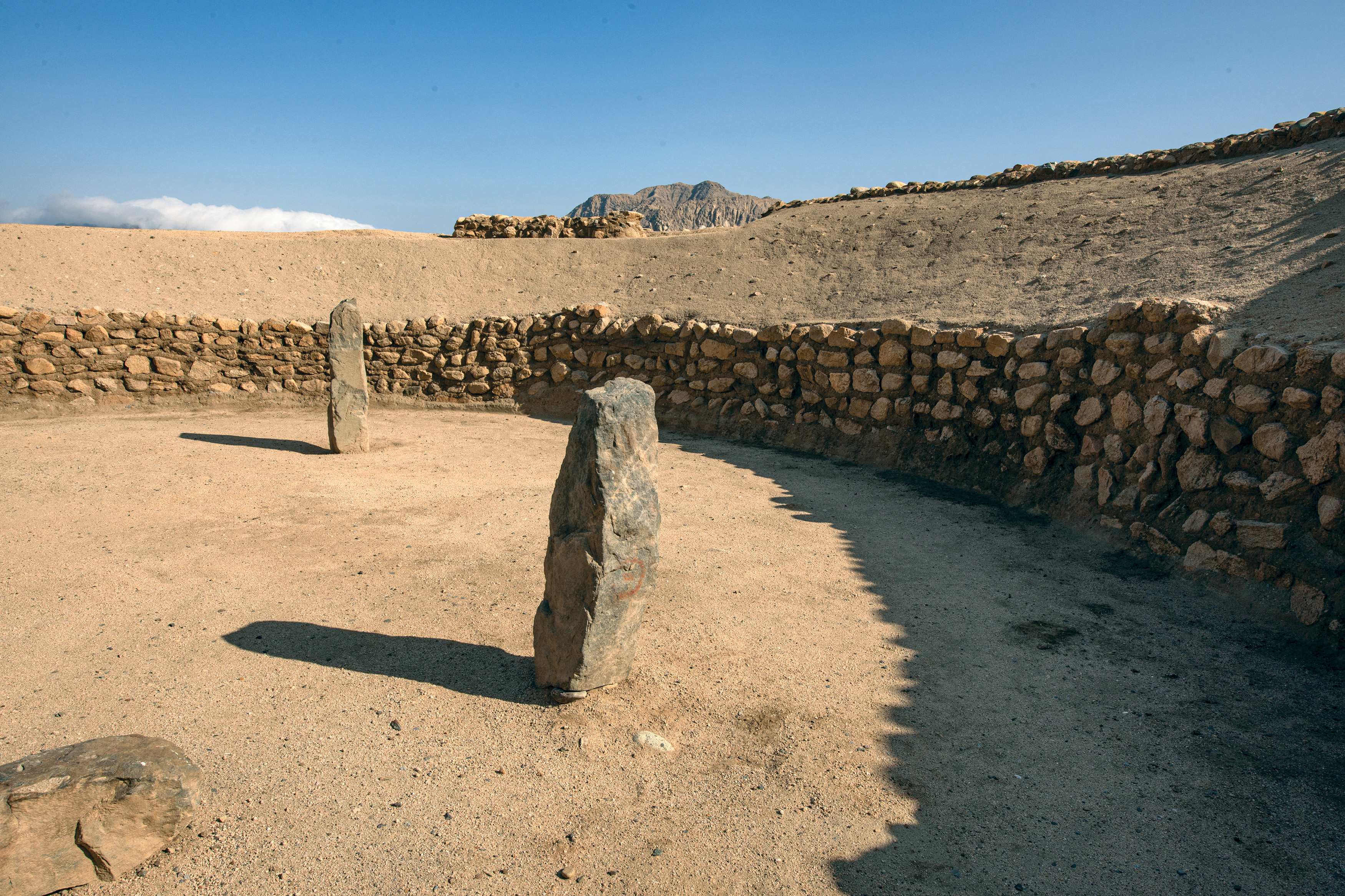 This handout picture released on July 7, 2025, by the Zona Arqueologica Caral shows the citadel of Peñico, located in the province of Huaura, Lima department, Peru.