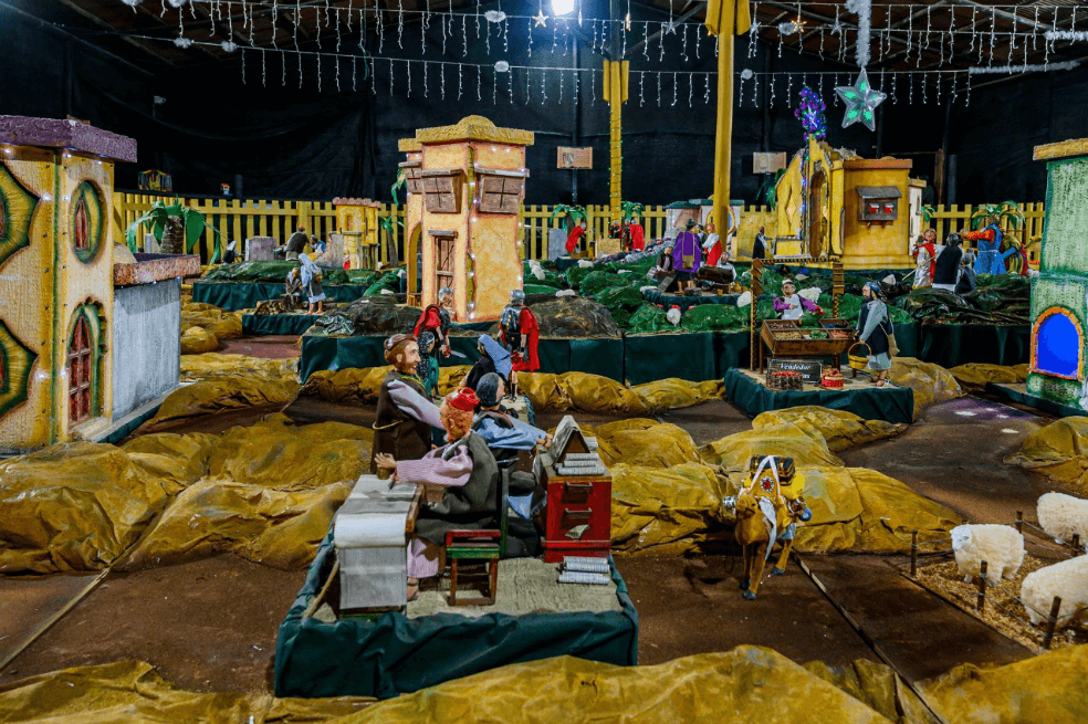Se enciende el pesebre mecánico más grande de Bogotá