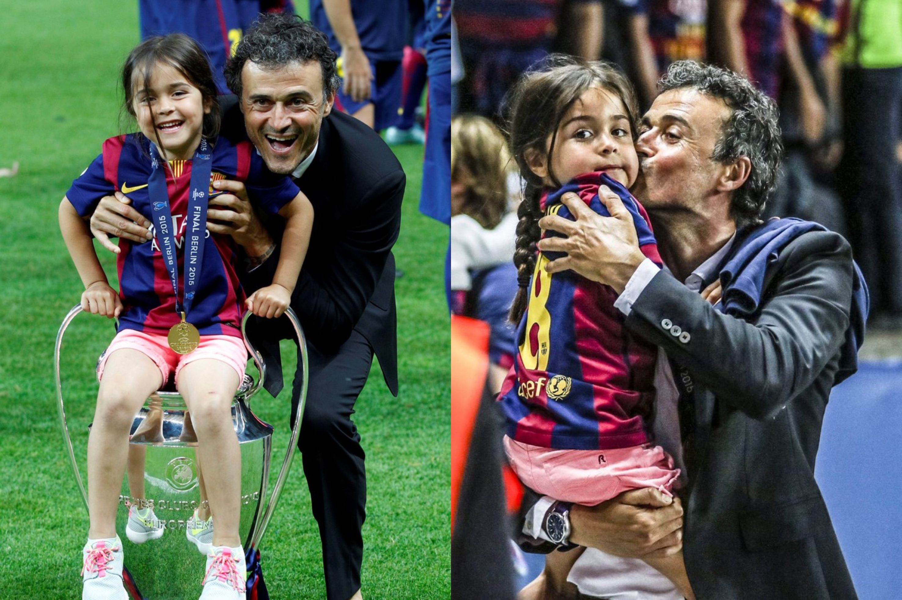 Luis Enrique le cumplió la promesa a su hija y le regaló otra Champions League