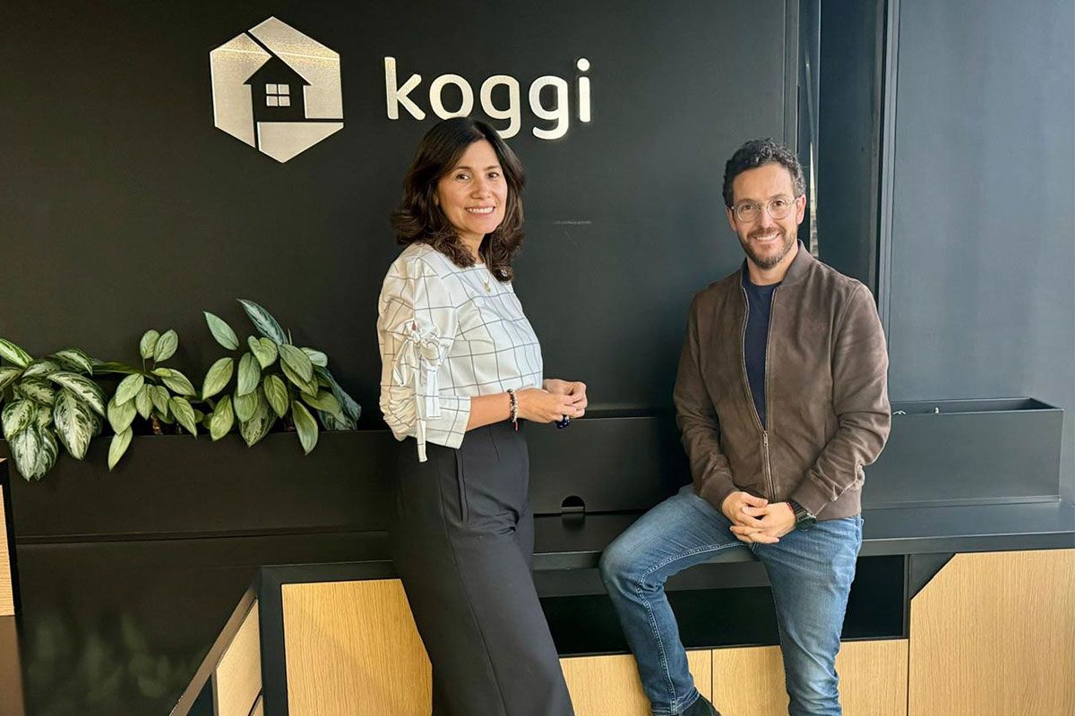 Johanna Cárdenas y Juan Díaz, cofundadores Koggi.