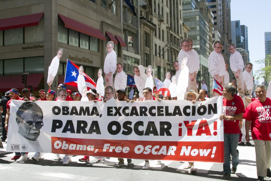Puerto Rico celebra el indulto de Obama al independentista Óscar López Rivera