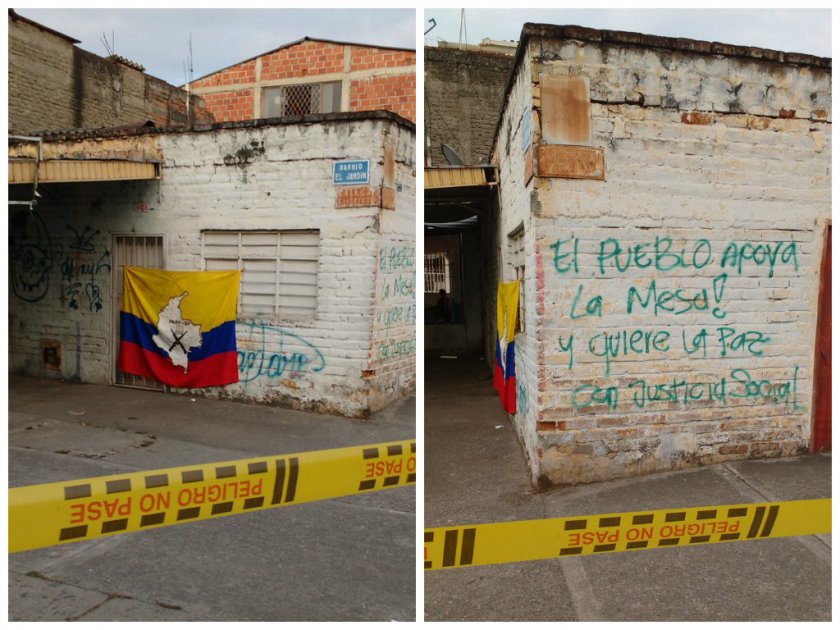 Desconocidos izaron bandera de las Farc en vivienda de Cali