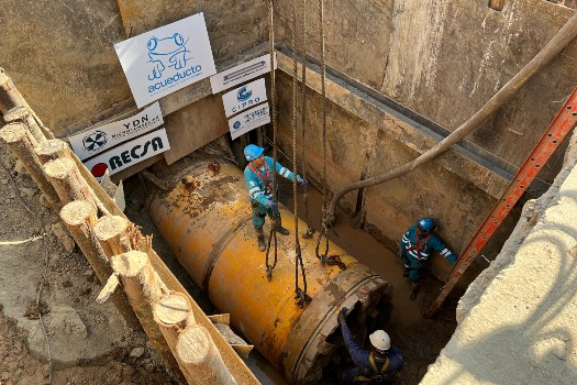 Este lunes 19 de febrero la EAAB anunció la terminación de obras del túnel que abarca 10.5 kilómetros bajo la Av. Boyacá el cual suministrará agua a más de tres millones de personas.