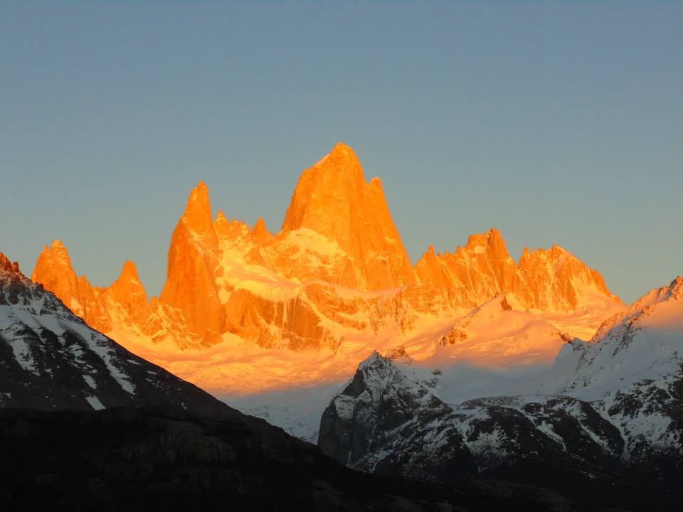 El Fitz Roy es una montaña mítica del Parque Nacional los Glaciares.