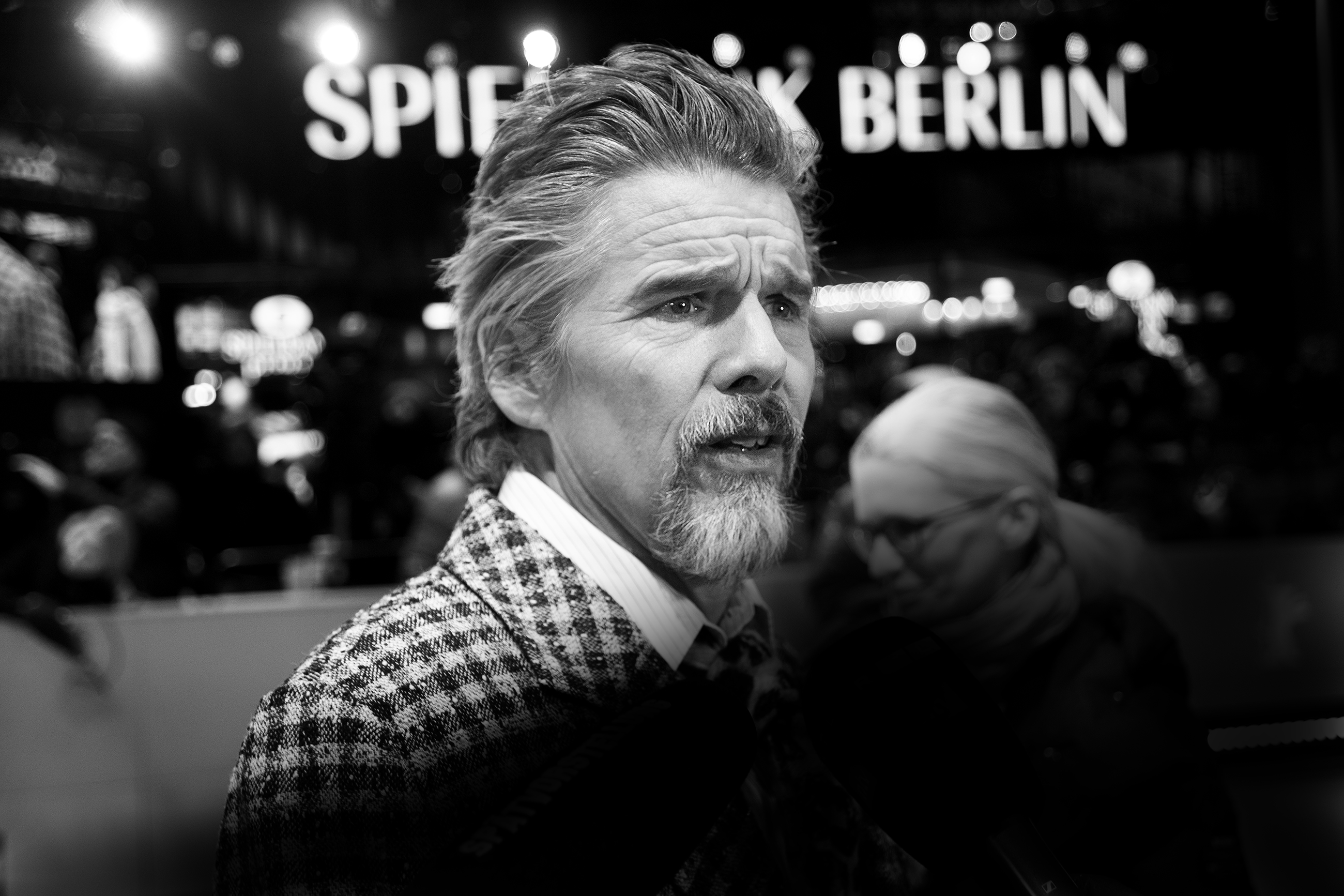 Ethan Hawke, protagonista de "Blue Moon", filme biográfico sobre el letrista estadounidense Lorenz Hart, autor de célebres canciones de Broadway y Hollywood.