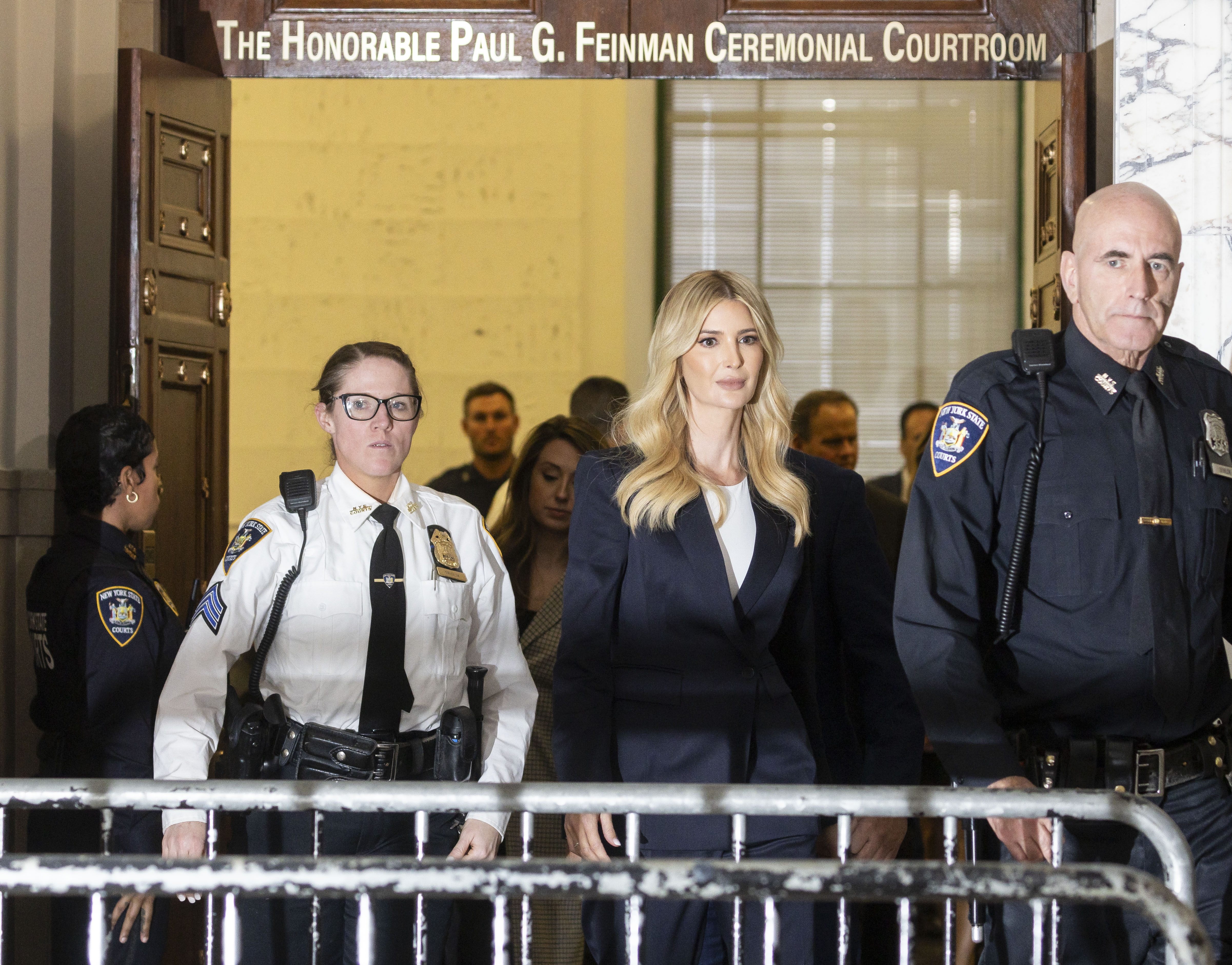 Ivanka Trump testificó en el juicio civil por fraude contra la empresa de su padre