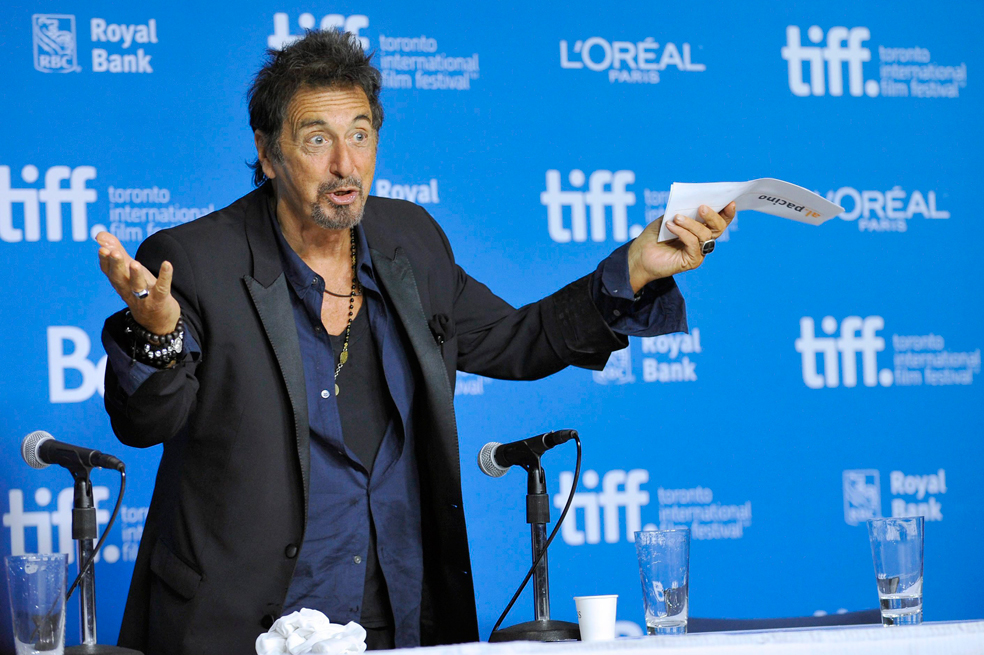 ‘Accidentada’ participación de Al Pacino en Toronto