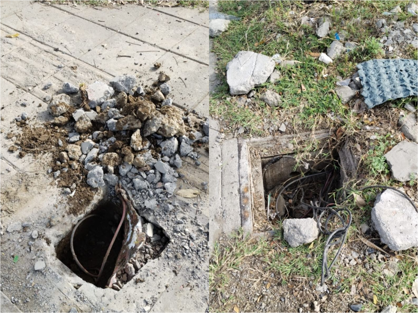 Los responsables no solo vandalizan los dispositivos, sino que sustraen tarjetas electrónicas, cableado y otros componentes clave para su funcionamiento.