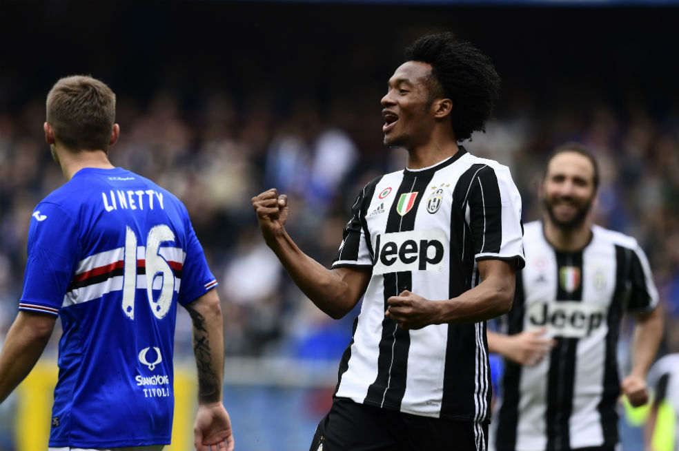 Juan Guillermo Cuadrado le dio el triunfo a la Juve