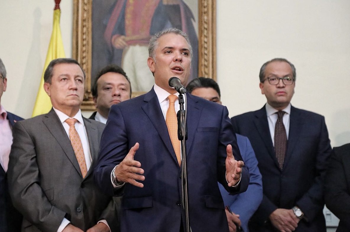 Presidente Duque radica nuevo proyecto con medidas anticorrupción