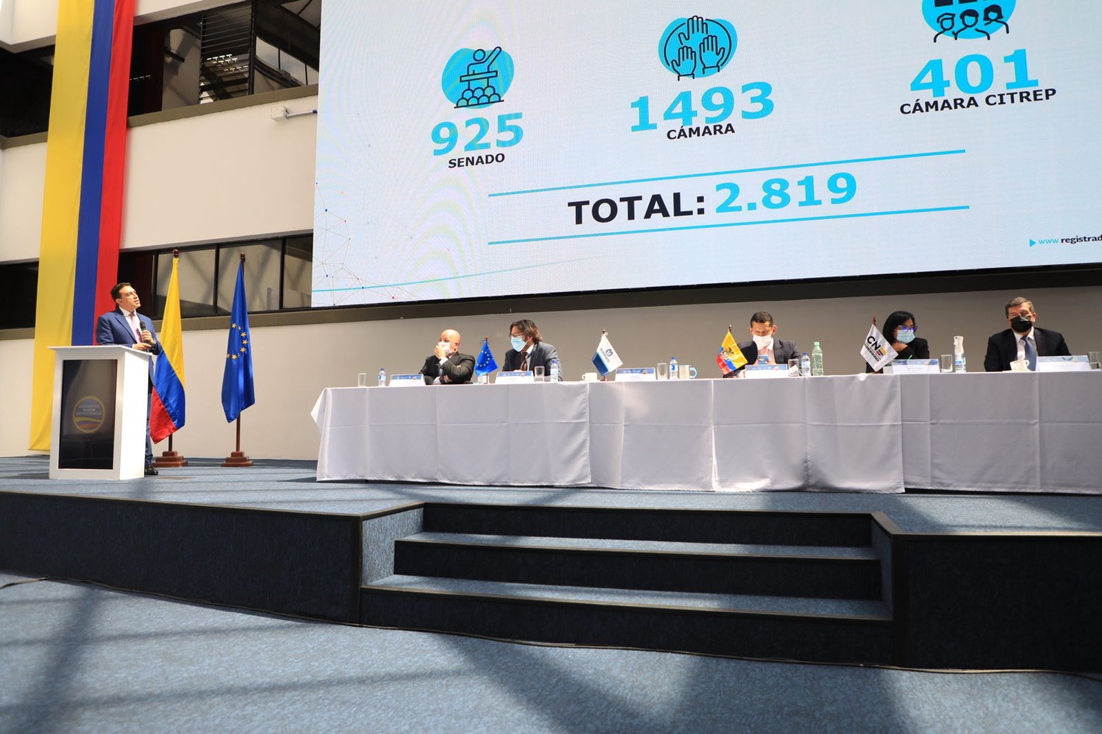Censo electoral: 38′819.901 colombianos están habilitados para votar a Congreso
