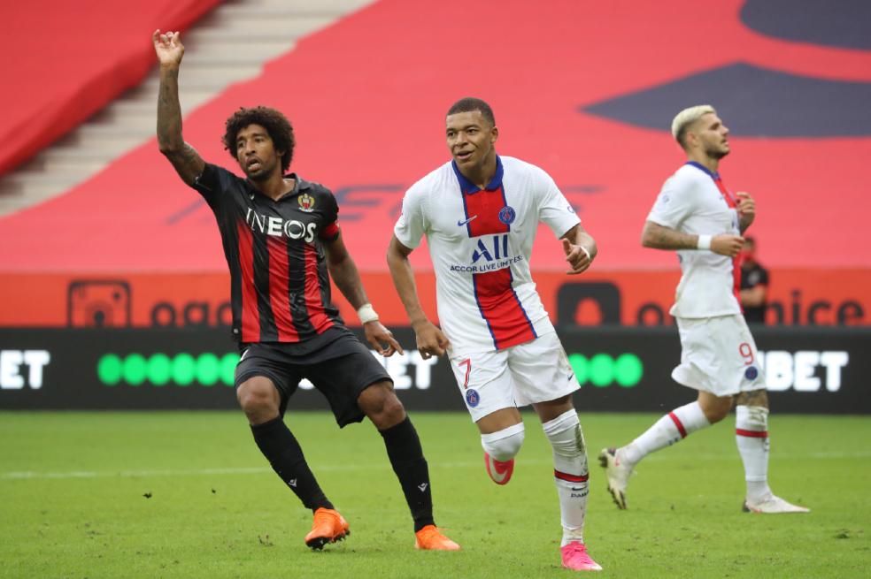 Mbappé regresó con gol en la victoria 3-0 del PSG contra Niza