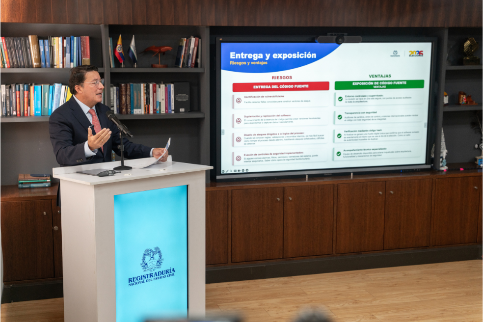 Esta es la ruta que la Registraduría trazó para blindar capas tecnológicas de elecciones