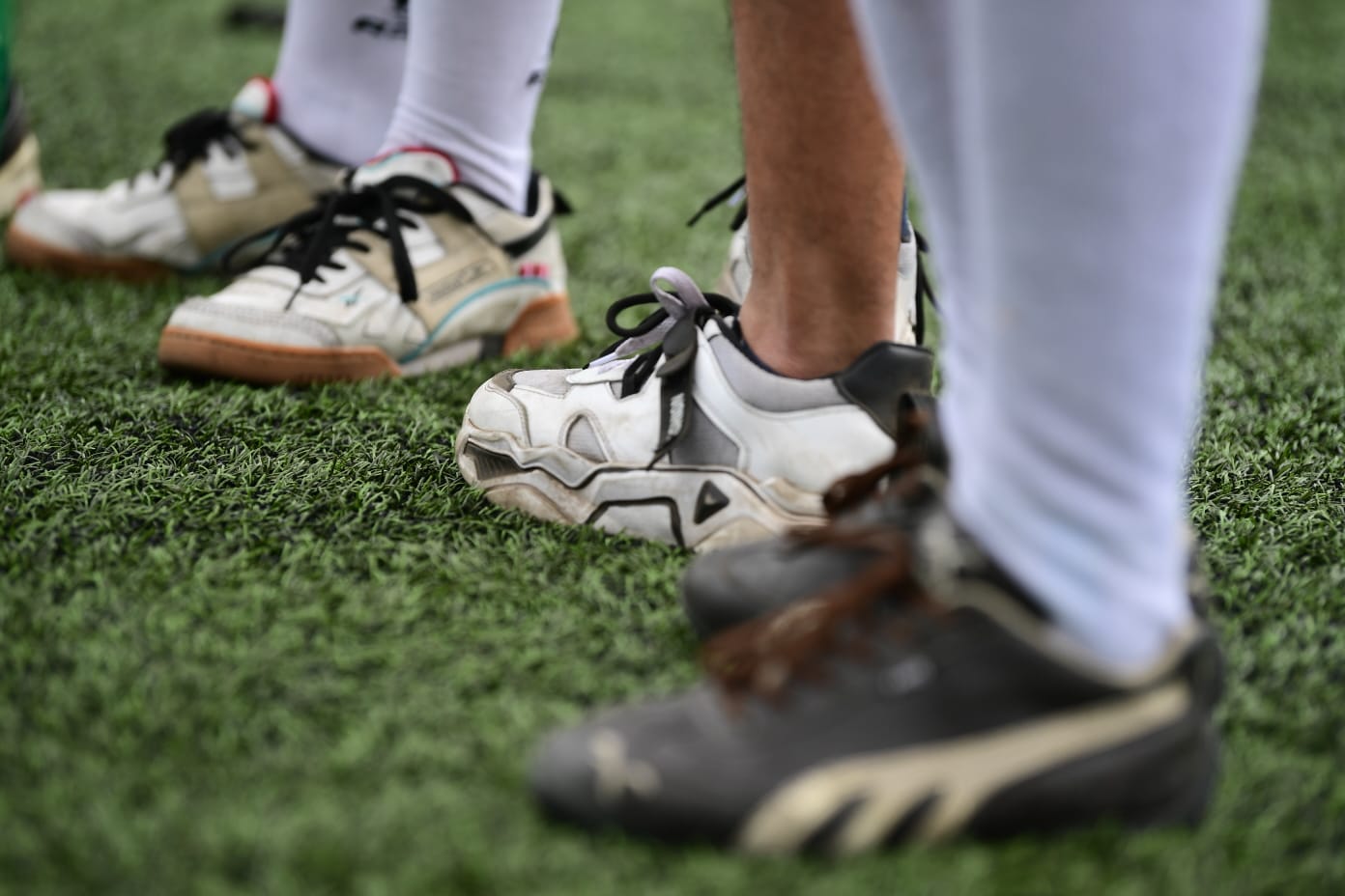 El calzado es lo que menos importa, lo mas importante es disfrutar del buen fútbol.