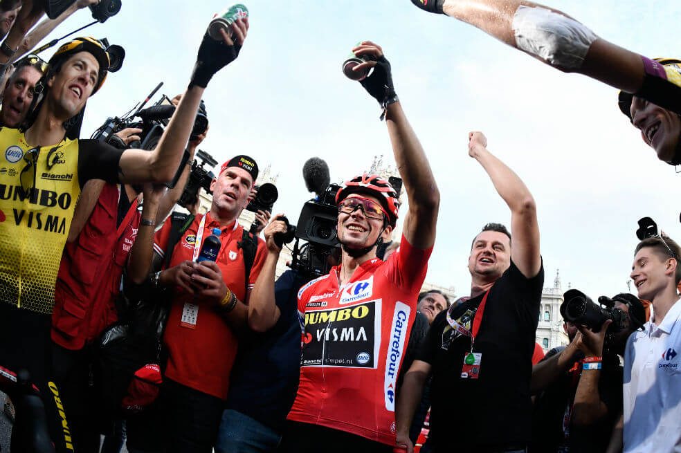 Primoz Roglic ganó la Vuelta a España, Fabio Jakobsen se quedó con la última etapa