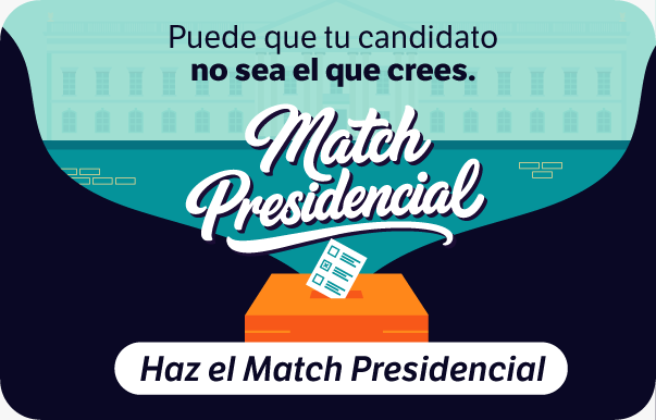 Match Presidencial: descubra qué tan cerca (o lejos) está de los candidatos