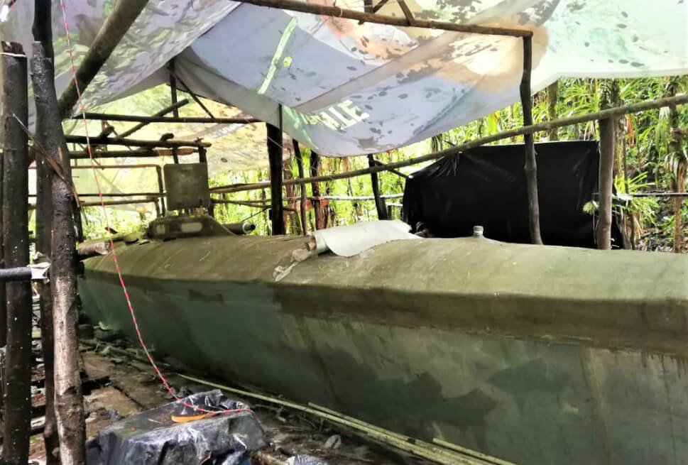 Incautan dos semisumergibles transportadores de droga en Buenaventura
