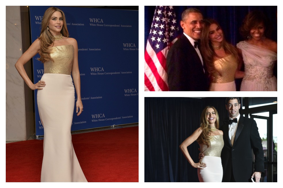 Sofía Vergara se divierte con los Obama