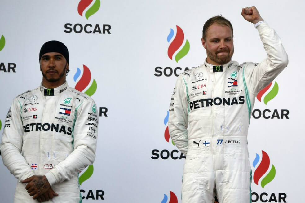Mercedes hizo el uno-dos en el Gran Premio de Azerbaiyán