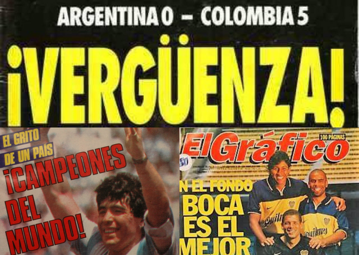 Las portadas de El Gráfico que quedaron en la historia